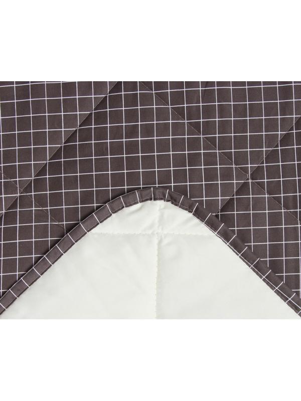 Покрывало LoveLife евро макси Graphite cage 240*210±5см, новосатин, 100%п/э