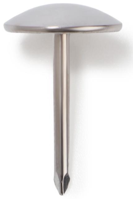 Лента декоративных гвоздей ТУНДРА, длина 1 м, 11×16 мм, хром, 10 шт.