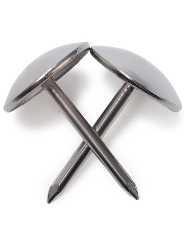 Лента декоративных гвоздей ТУНДРА, длина 1 м, 11×16 мм, хром, 10 шт.