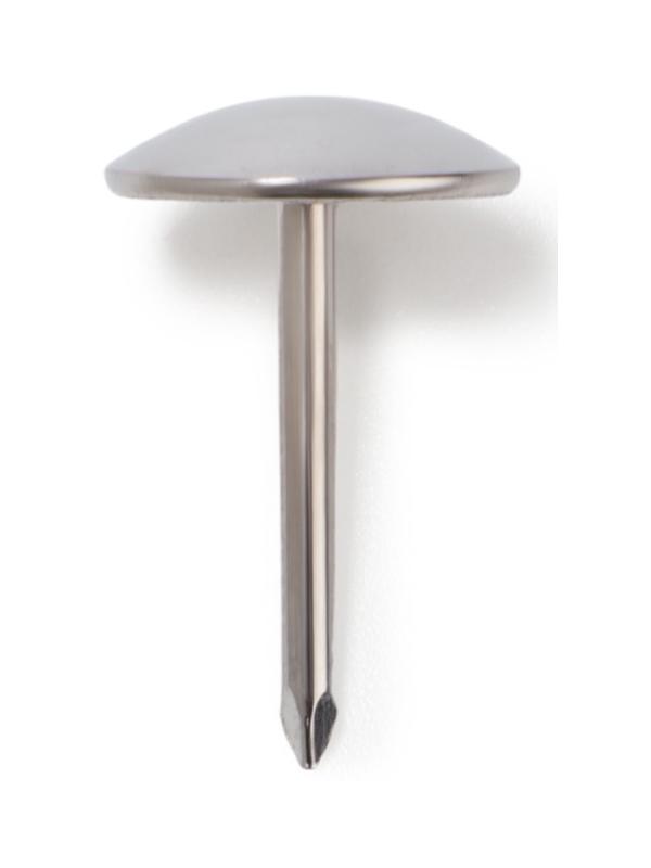 Лента декоративных гвоздей ТУНДРА, длина 1 м, 11×16 мм, хром, 10 шт.