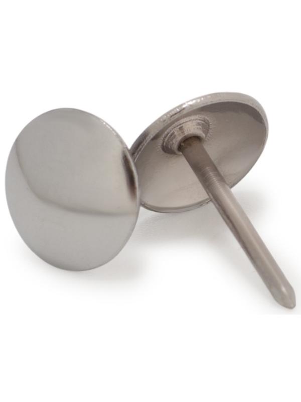 Лента декоративных гвоздей ТУНДРА, длина 1 м, 11×16 мм, хром, 10 шт.