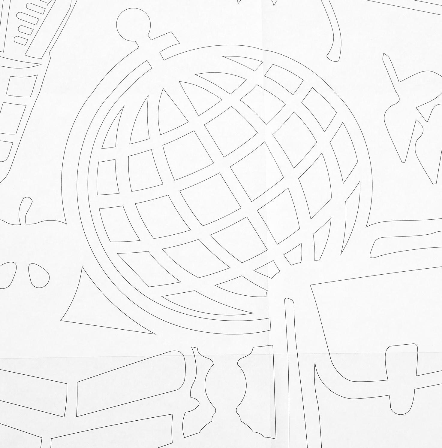 Декор на окна «День знаний»