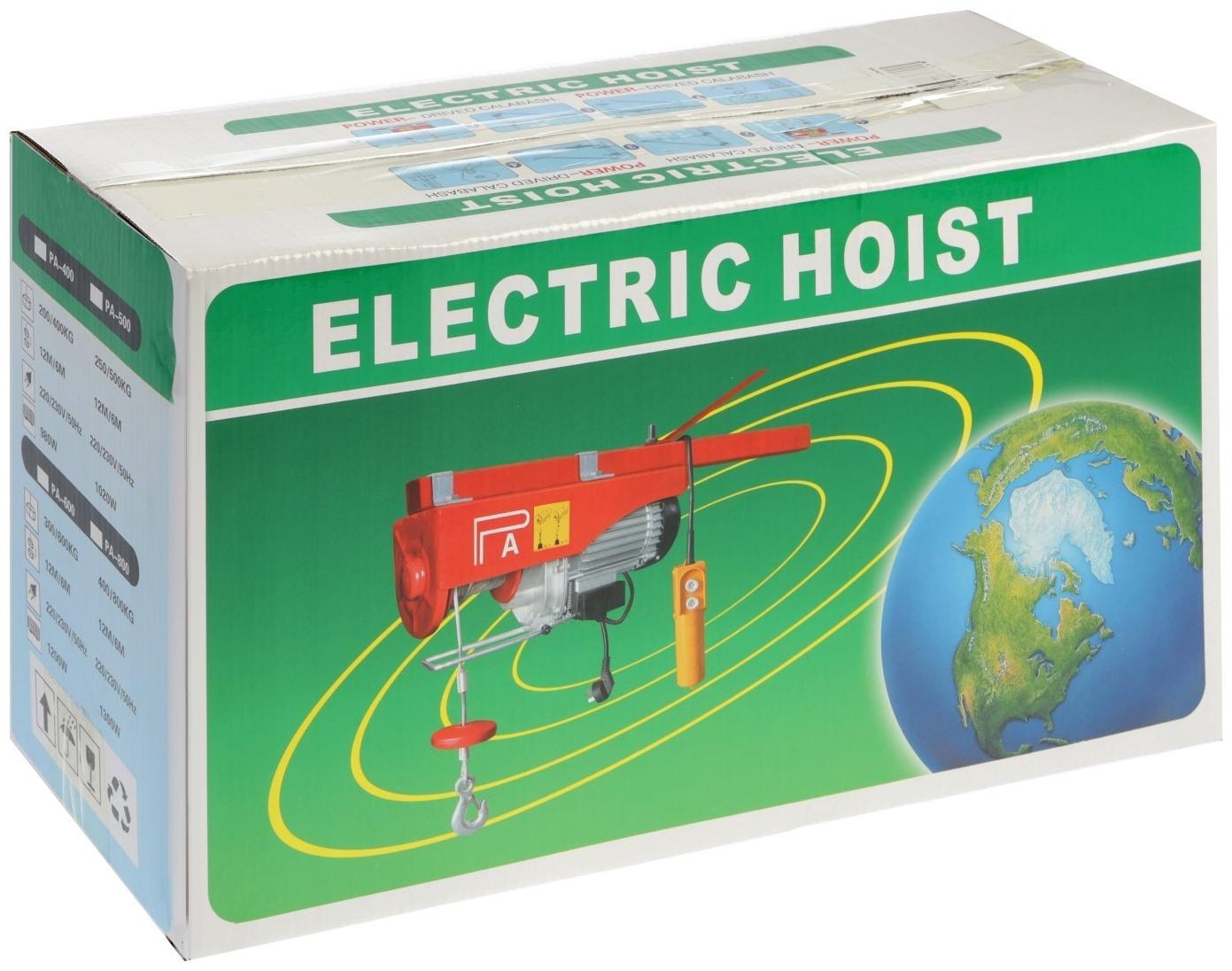 Тельфер Kingqueen PA-800, высота 12 м, 400/800 кг