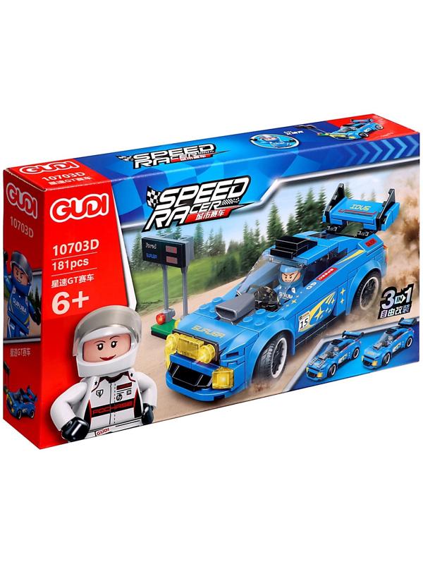 Конструктор «Гонка. Ралли», 3 варианта сборки, 181 деталь