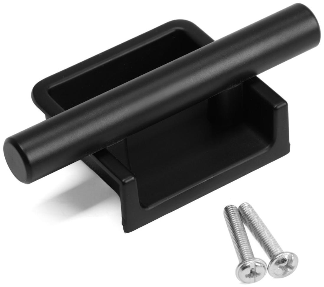 Ручка врезная, Hidden, мо 32 мм, чёрная