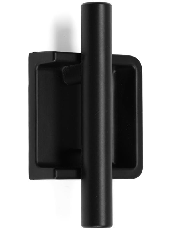 Ручка врезная, Hidden, мо 32 мм, чёрная