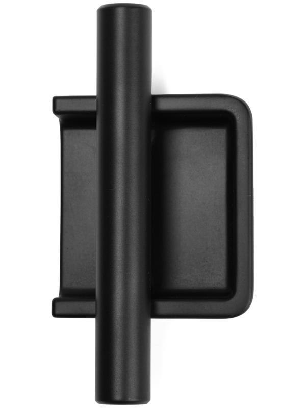 Ручка врезная, Hidden, мо 32 мм, чёрная