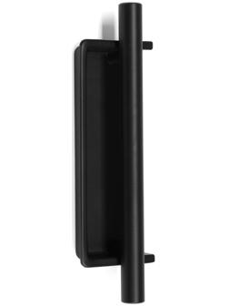 Ручка врезная, Hidden, мо 96 мм, чёрная