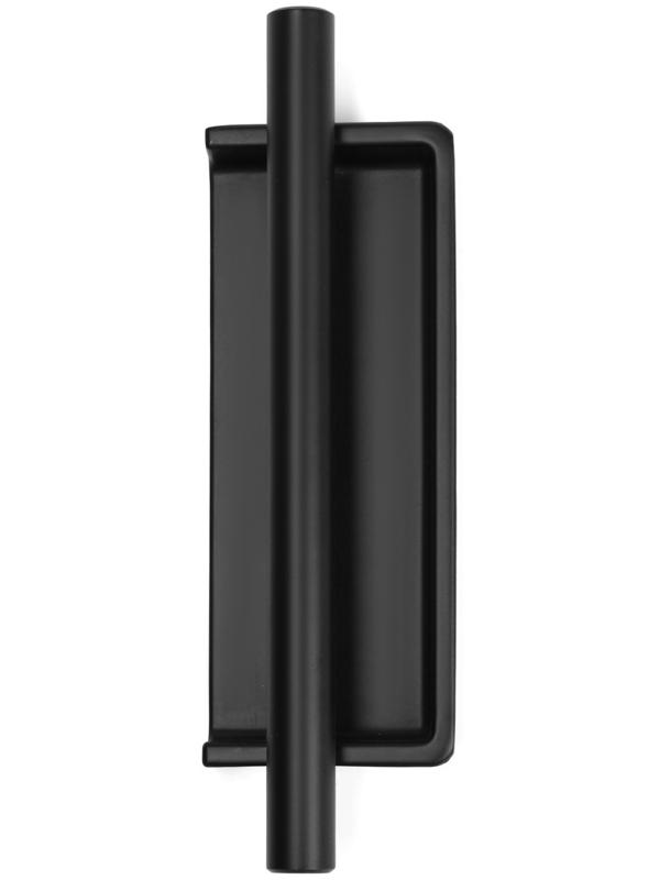 Ручка врезная, Hidden, мо 96 мм, чёрная