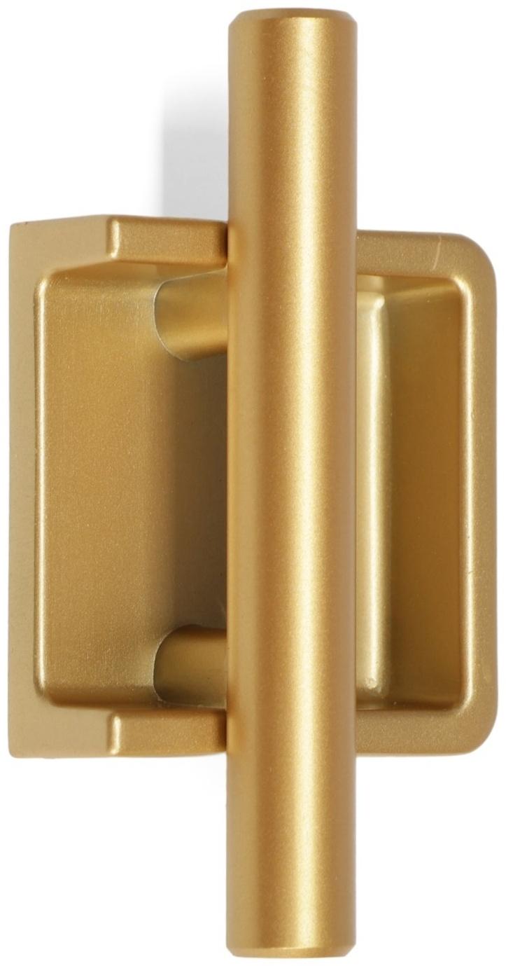 Ручка врезная, Hidden, мо 32 мм, цвет сатиновое золото