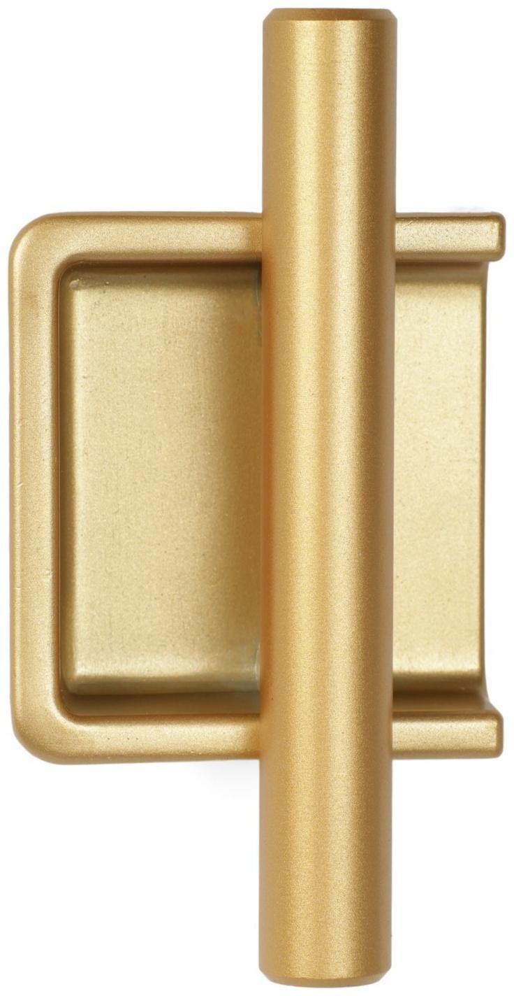 Ручка врезная, Hidden, мо 32 мм, цвет сатиновое золото