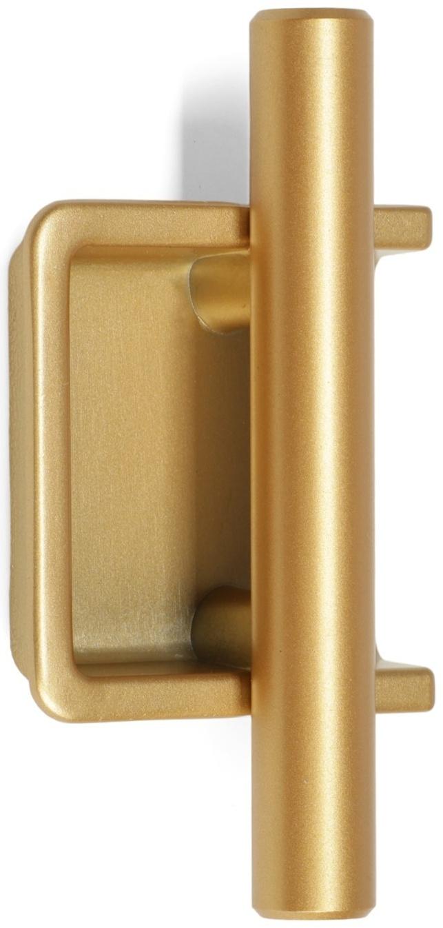 Ручка врезная, Hidden, мо 32 мм, цвет сатиновое золото