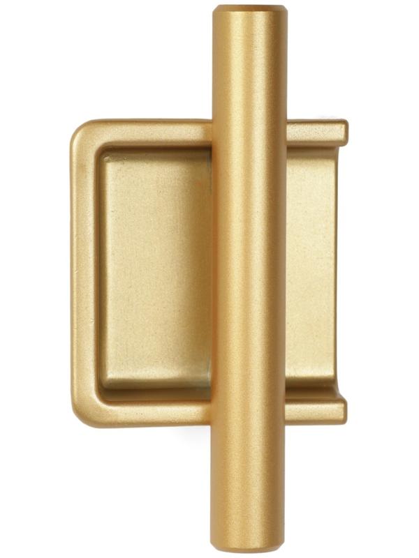 Ручка врезная, Hidden, мо 32 мм, цвет сатиновое золото