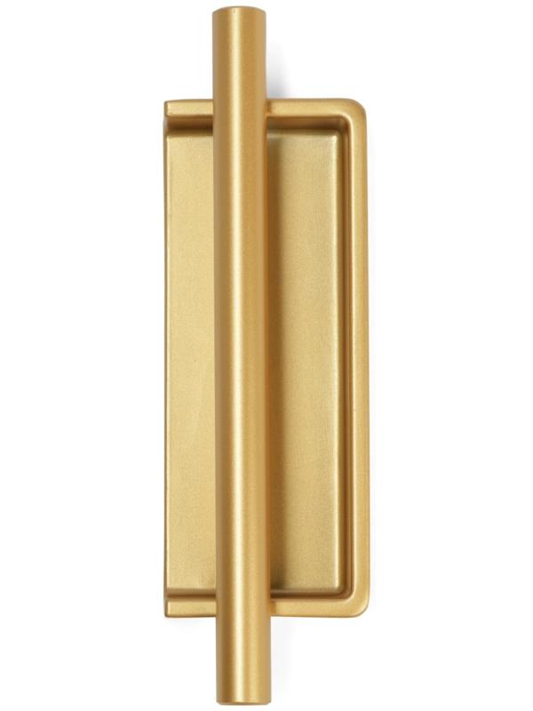 Ручка врезная, Hidden, мо 96 мм, цвет сатиновое золото