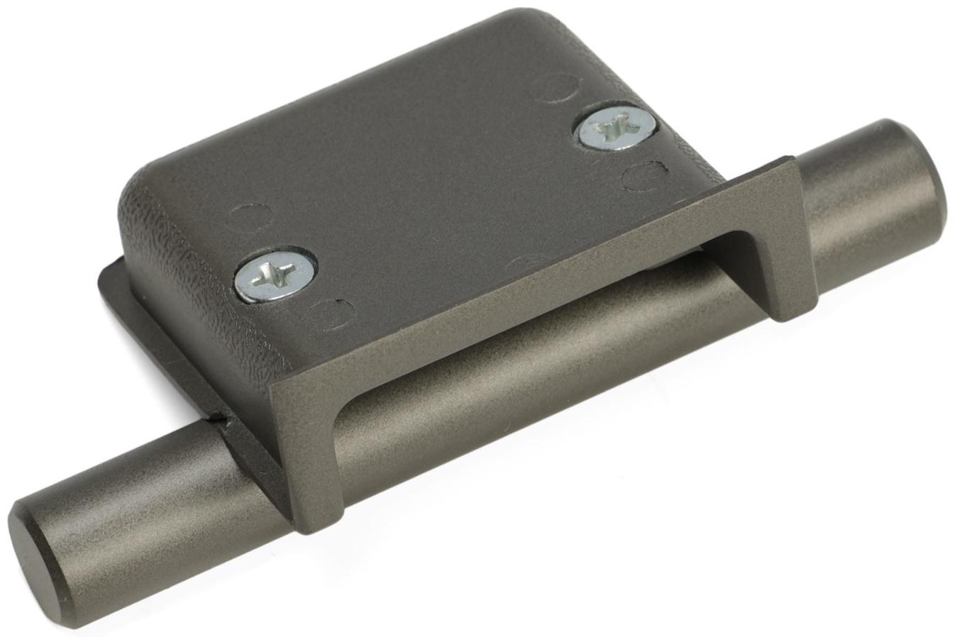 Ручка врезная, Hidden, мо 32 мм, тёмная, железо