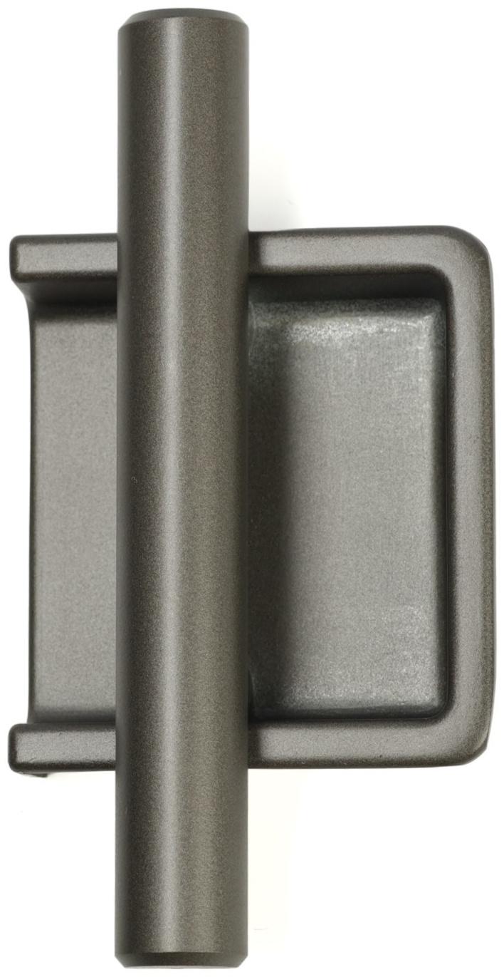 Ручка врезная, Hidden, мо 32 мм, тёмная, железо