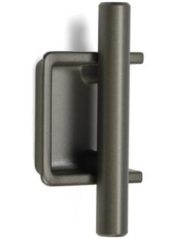 Ручка врезная, Hidden, мо 32 мм, тёмная, железо