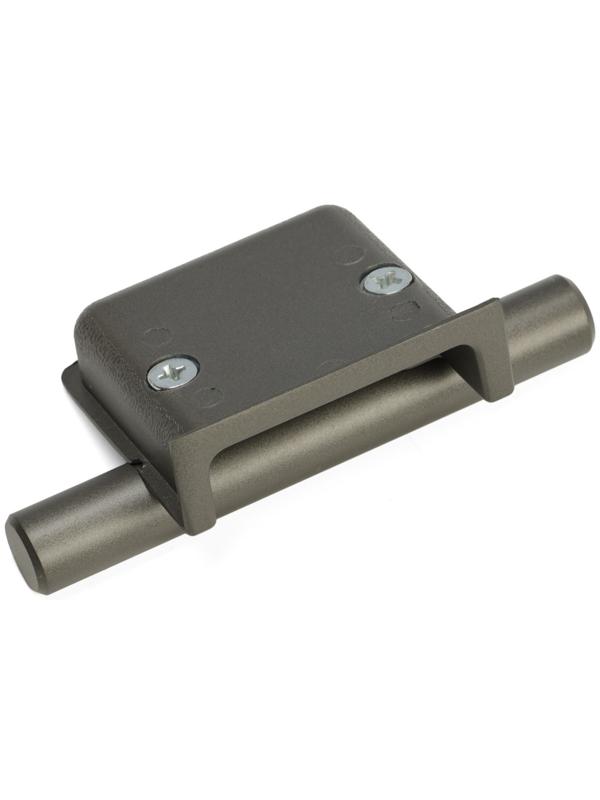 Ручка врезная, Hidden, мо 32 мм, тёмная, железо