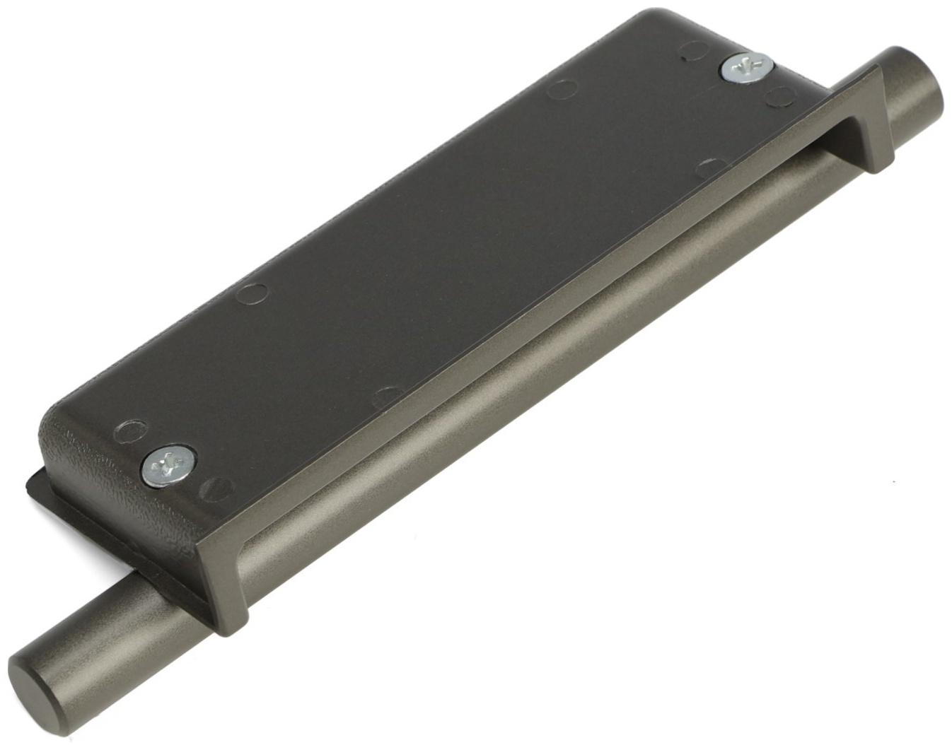 Ручка врезная, Hidden, мо 96 мм, тёмная, железо