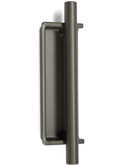 Ручка врезная, Hidden, мо 96 мм, тёмная, железо