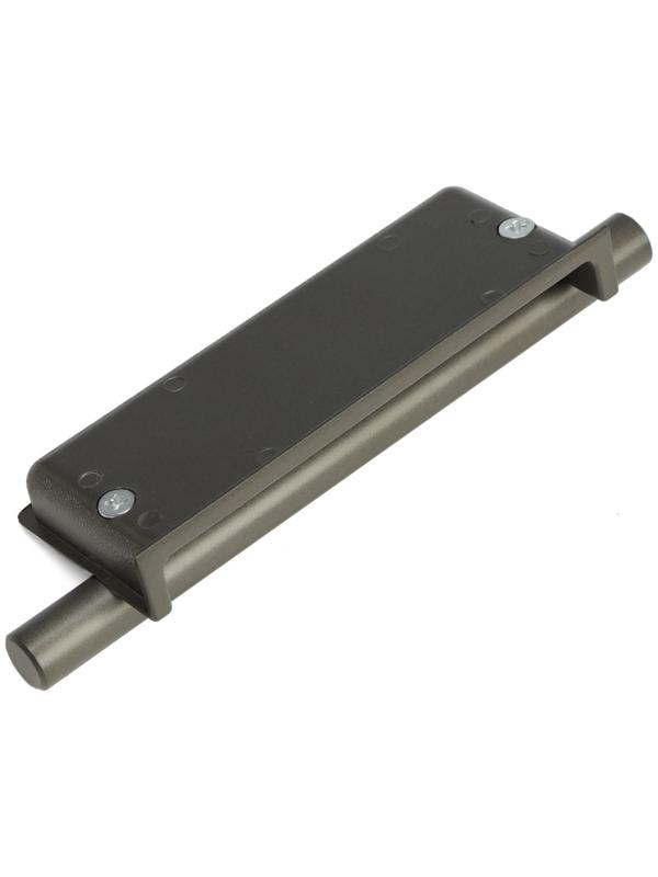 Ручка врезная, Hidden, мо 96 мм, тёмная, железо