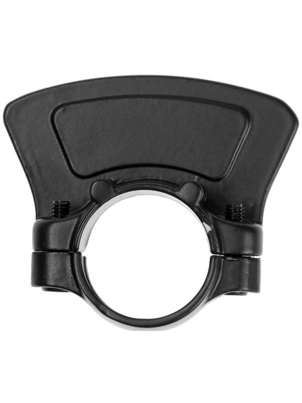 Соединитель односторонний для трубы d=25 мм и панели, регулируемый, черный