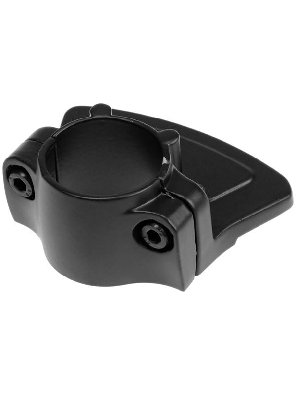 Соединитель односторонний для трубы d=25 мм и панели, регулируемый, черный