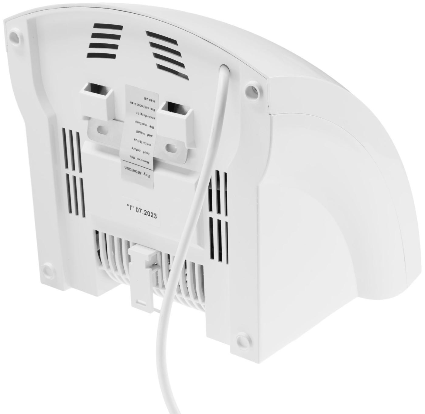 Сушилка для рук Puff-8975, 1.2 кВт, 220×190×225 мм, высокоскоростной, белый