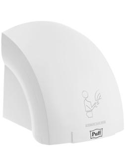 Сушилка для рук Puff-8975, 1.2 кВт, 220×190×225 мм, высокоскоростной, белый