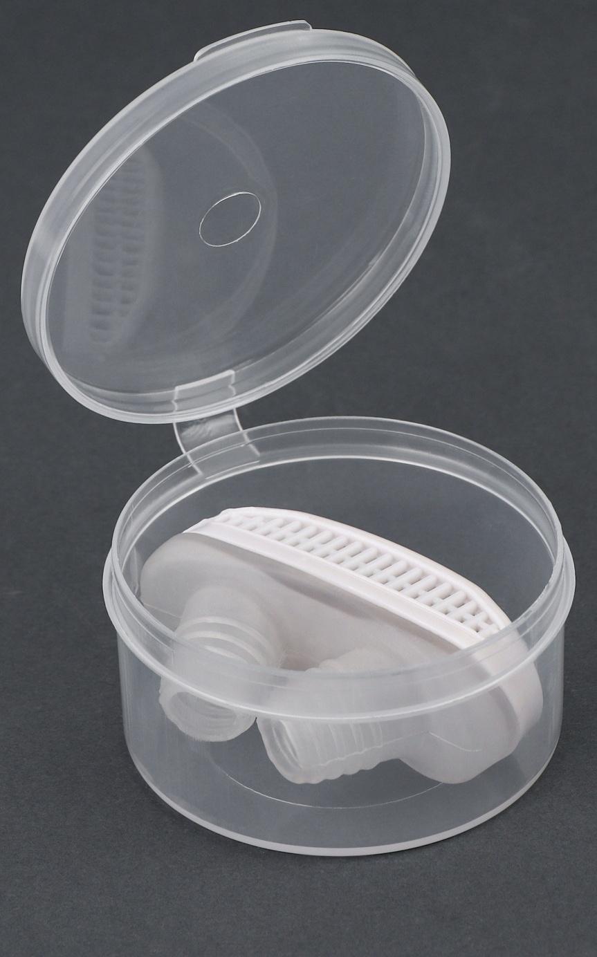 Приспособление против храпа, в футляре, 5 × 3,5 × 2 см, цвет белый