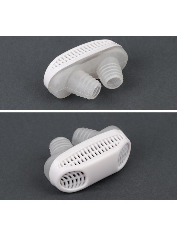 Приспособление против храпа, в футляре, 5 × 3,5 × 2 см, цвет белый