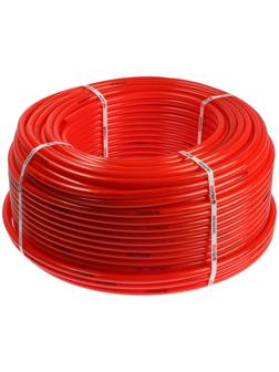 Труба из полиэтилена VALFEX, PE-RT, d=16×2 мм, бухта 200 м, для теплого пола, красная