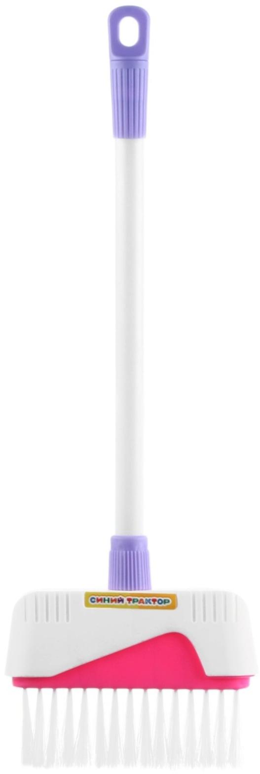 Игровой набор «Весёлая уборка», Синий трактор