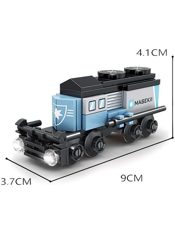 Конструктор «ЖД. Контейнеровоз», с запуском, 68 деталей