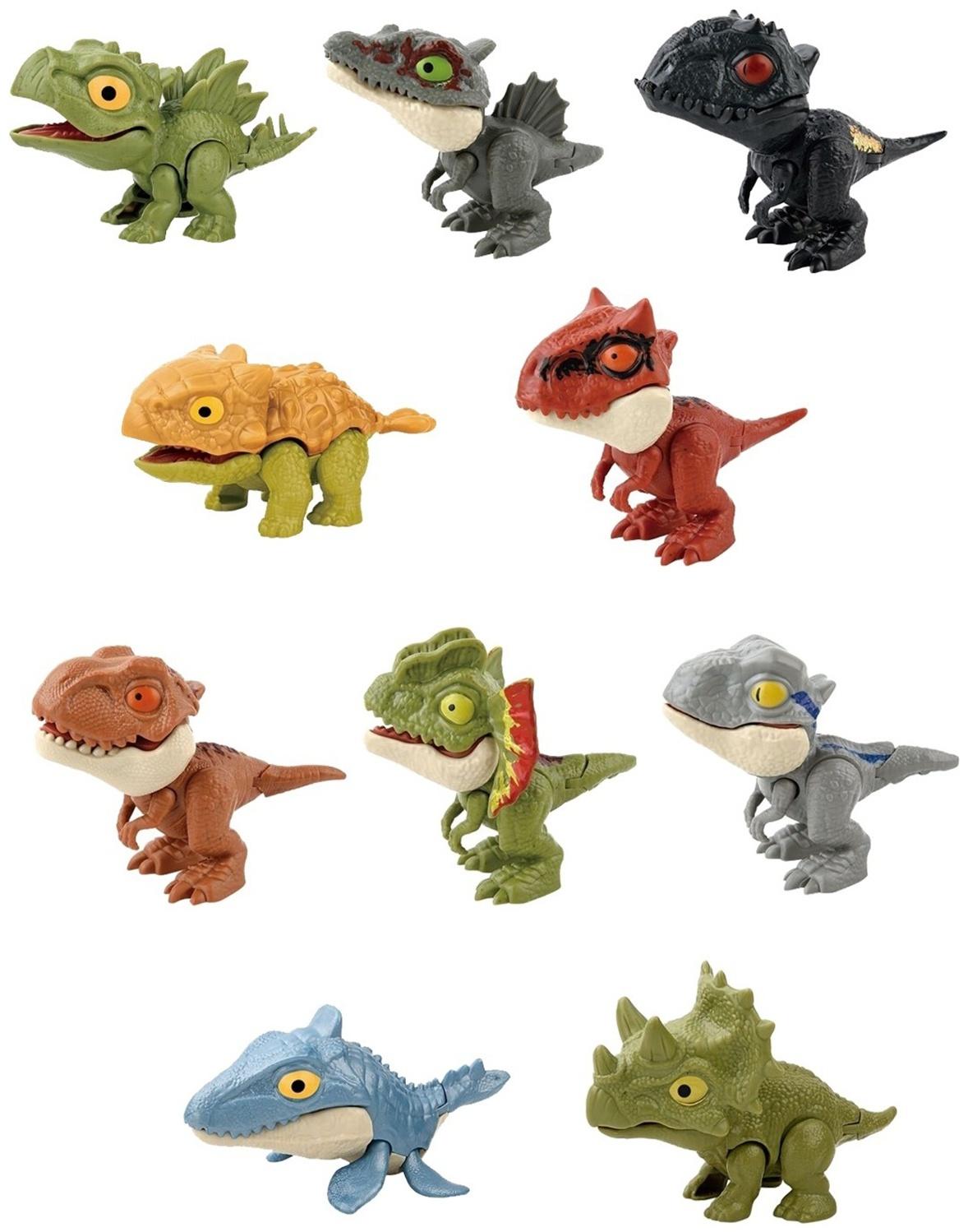 Игровой набор «Dino. Зубастики», подвижные детали, 4 фигурки динозавров, МИКС