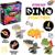 Игровой набор «Dino. Зубастики», подвижные детали, 4 фигурки динозавров, МИКС