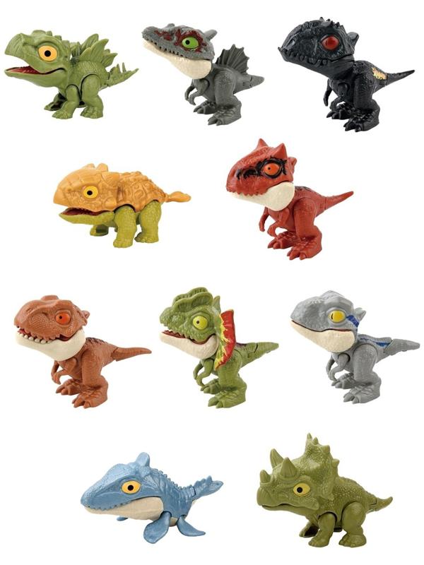 Игровой набор «Dino. Зубастики», подвижные детали, 4 фигурки динозавров, МИКС