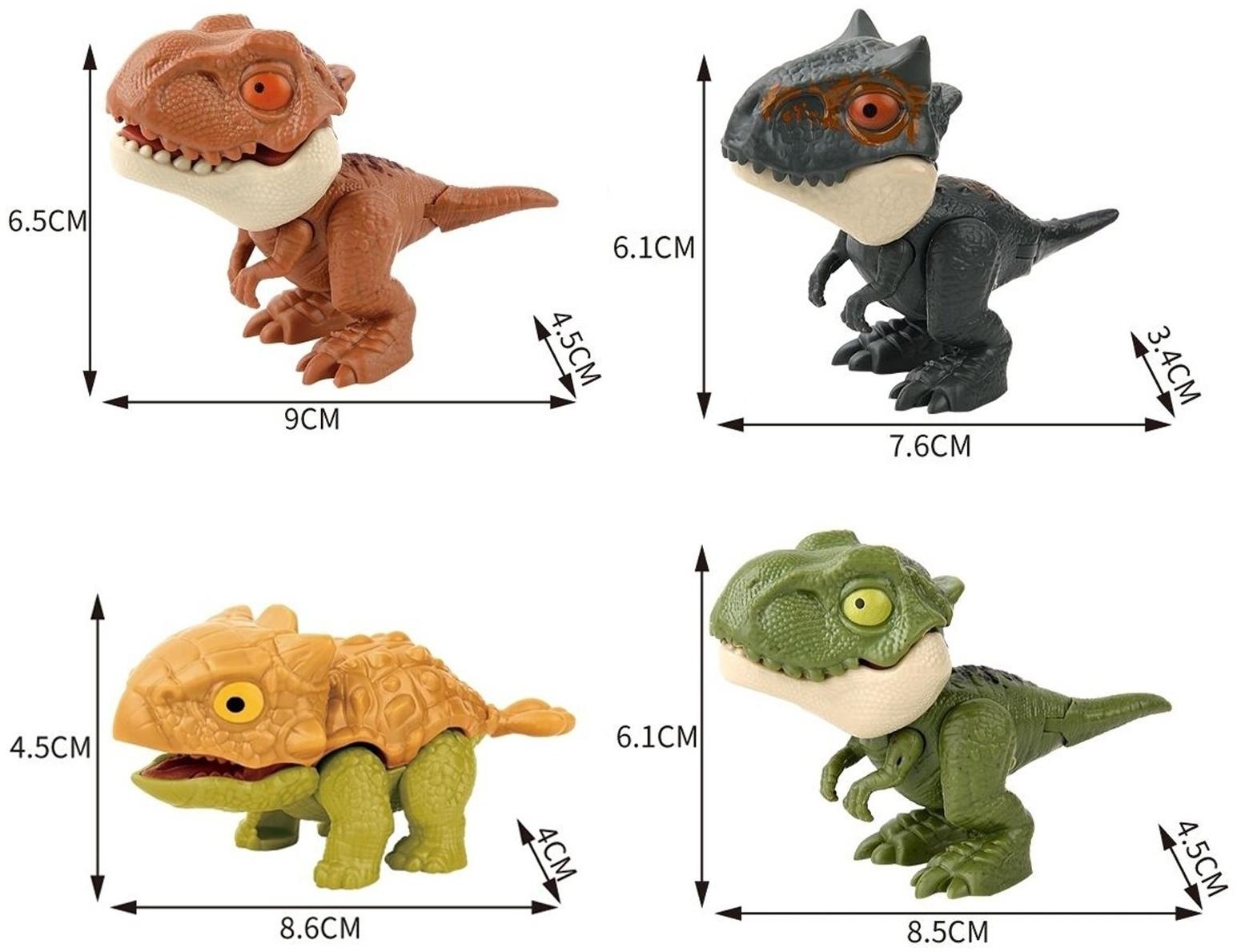 Игровой набор «Dino. Зубастики», 1 фигурка, подвижные детали, цвет МИКС