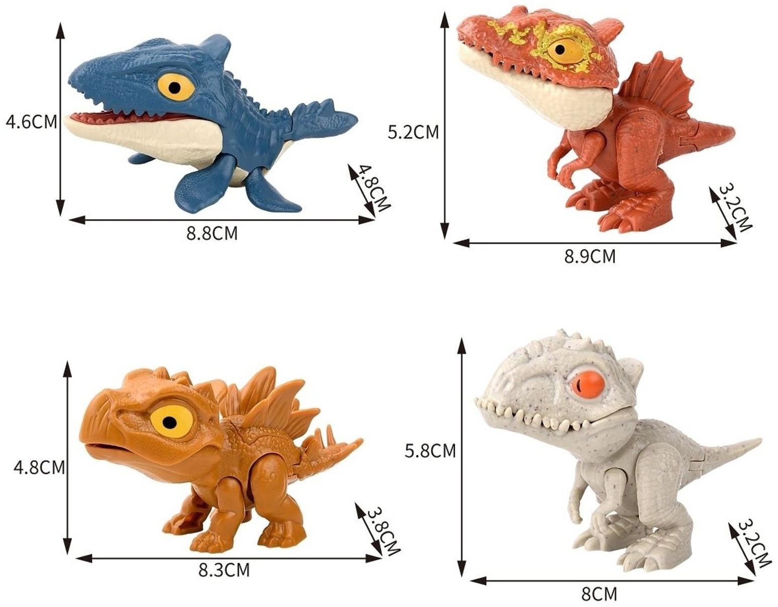 Игровой набор «Dino. Зубастики», 1 фигурка, подвижные детали, цвет МИКС