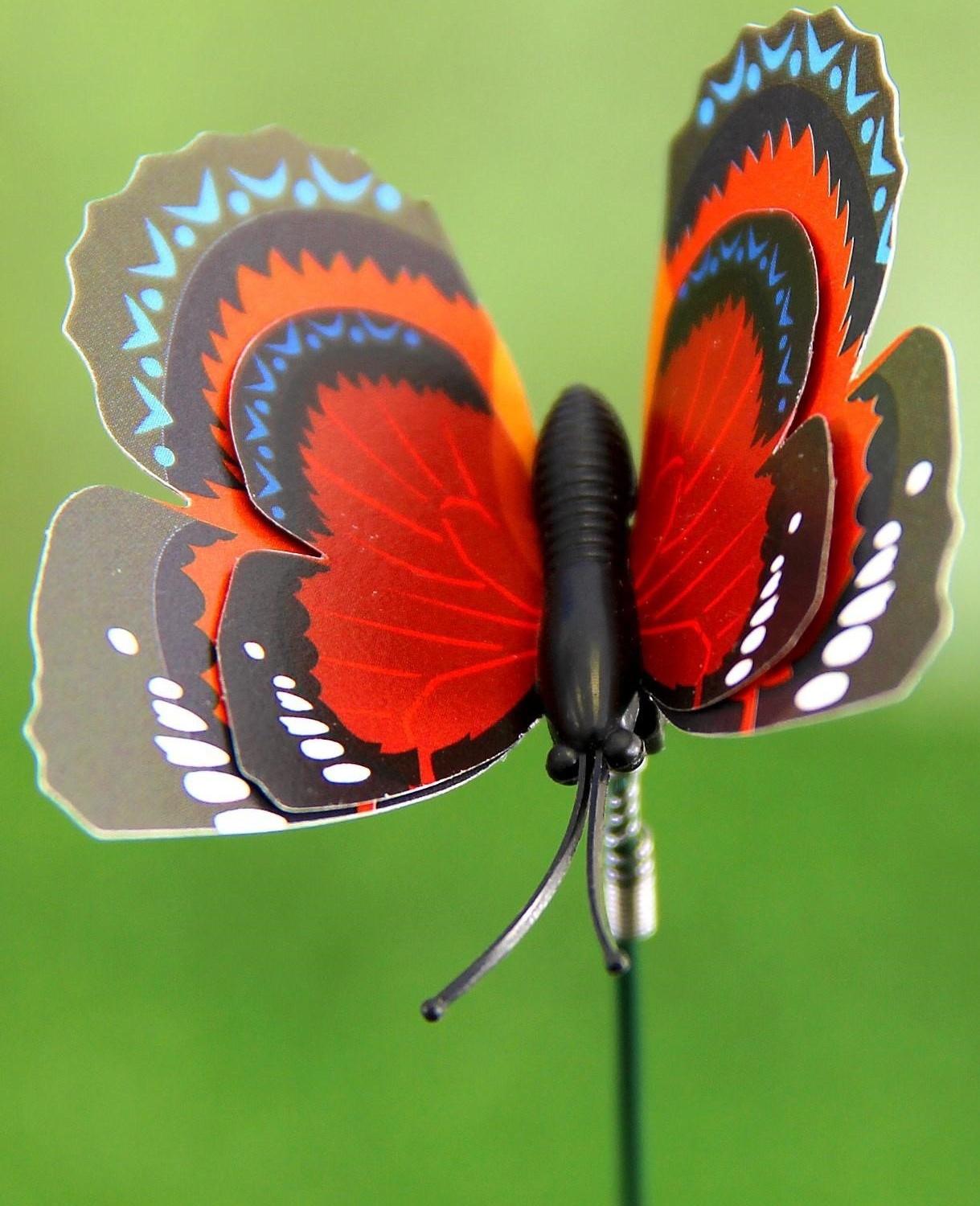 Штекер «Бабочка Дельфиус», 25 см, набор 15 шт., МИКС