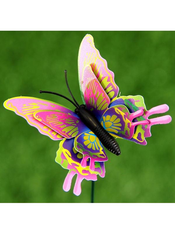 Штекер «Бабочка Дельфиус», 25 см, набор 15 шт., МИКС