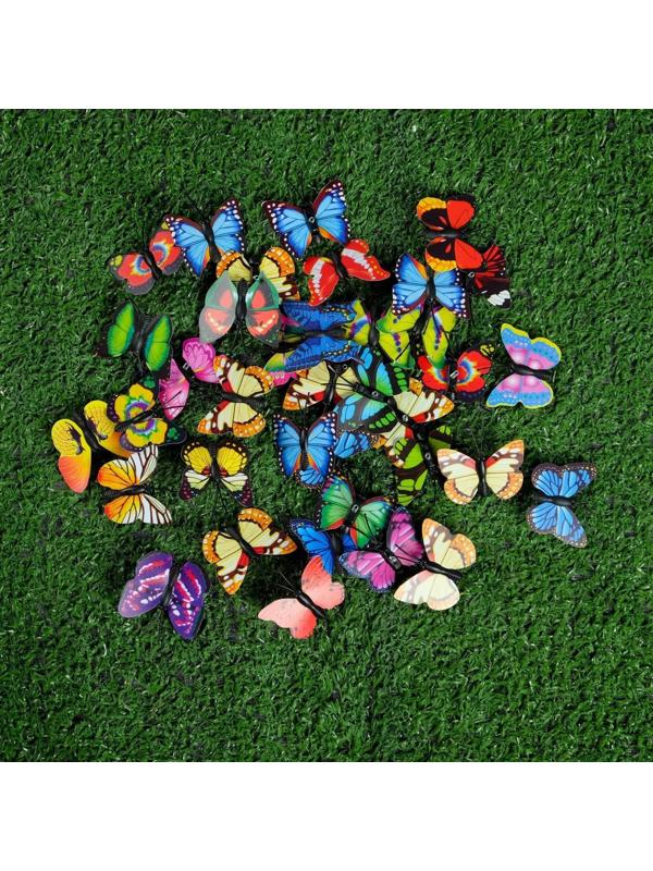 Штекер «Бабочка Шарлин», 3×4 см/30 см, набор 30 шт., МИКС