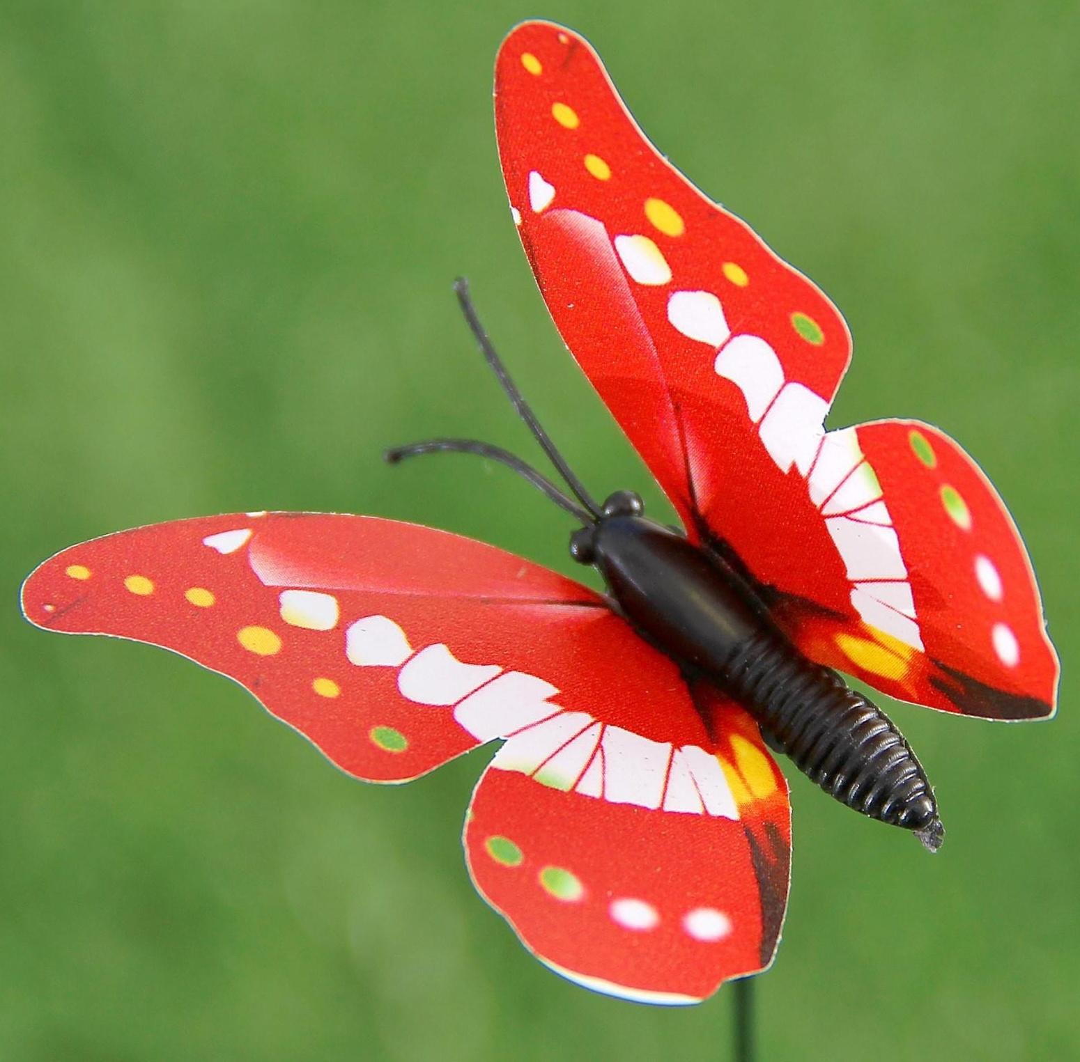 Штекер «Бабочка Атрис», 7×7 см/30 см, набор 30 шт., МИКС