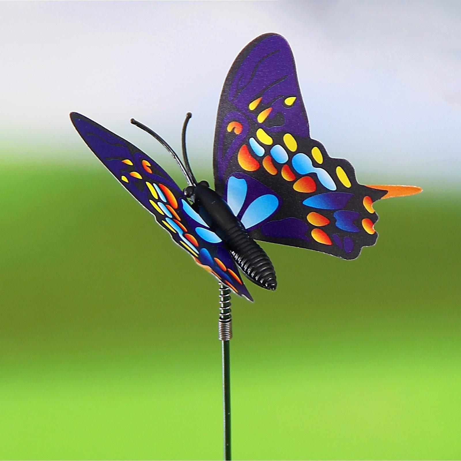 Штекер «Бабочка Атрис», 7×7 см/30 см, набор 30 шт., МИКС