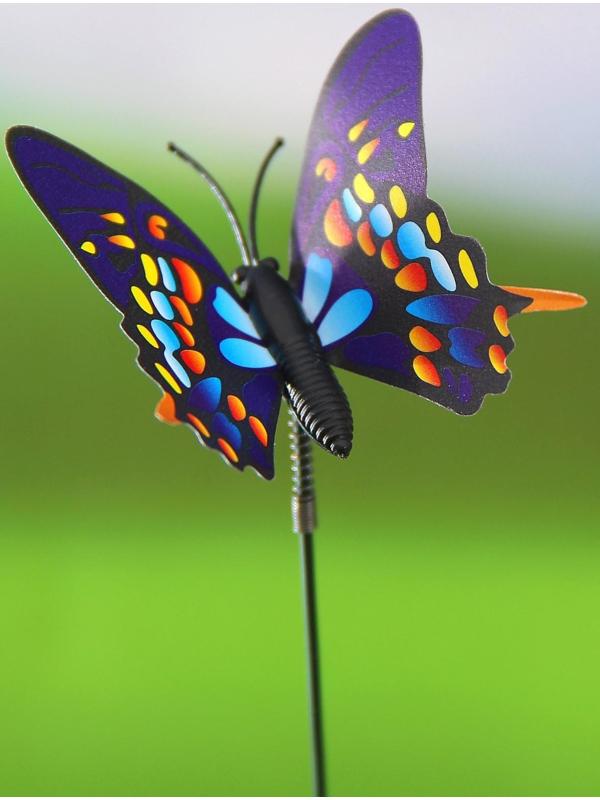 Штекер «Бабочка Атрис», 7×7 см/30 см, набор 30 шт., МИКС
