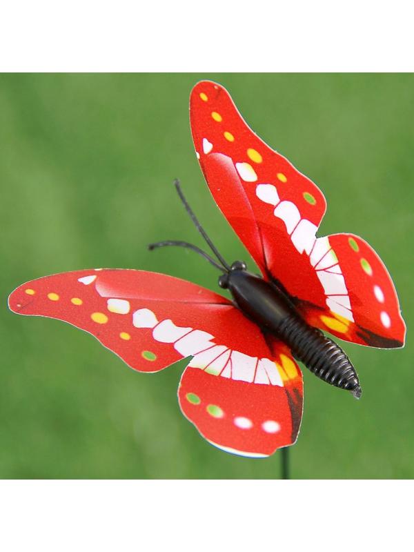 Штекер «Бабочка Атрис», 7×7 см/30 см, набор 30 шт., МИКС