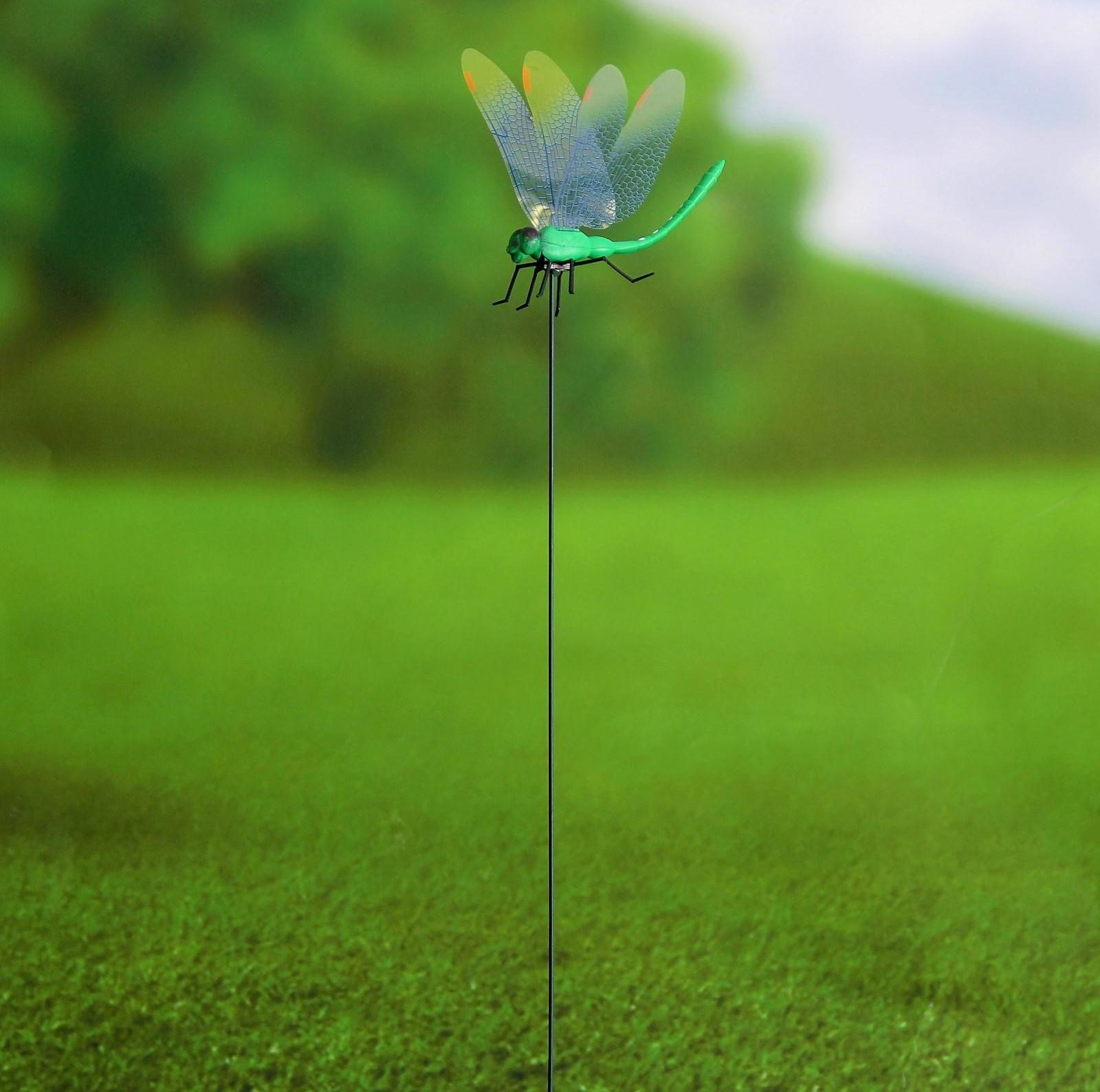 Штекер «Стрекоза Сенди», 14×9 см/45 см, набор 10 шт., МИКС