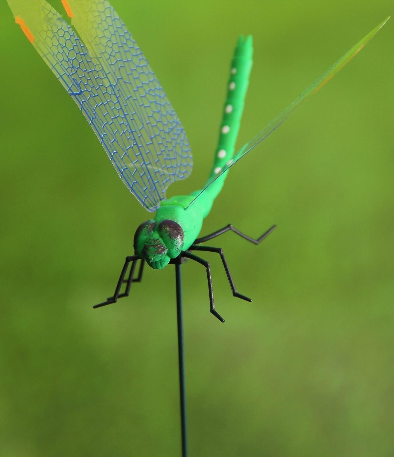 Штекер «Стрекоза Сенди», 14×9 см/45 см, набор 10 шт., МИКС