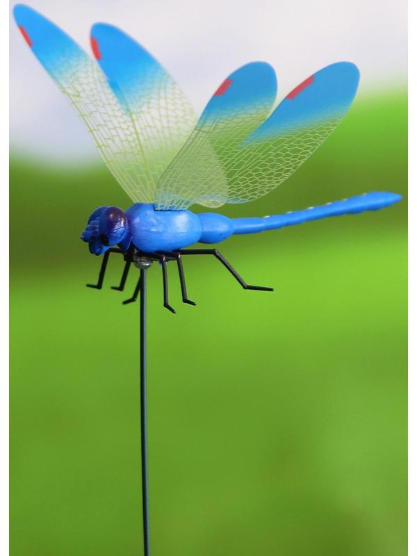 Штекер «Стрекоза Сенди», 14×9 см/45 см, набор 10 шт., МИКС