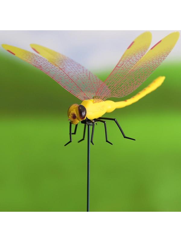 Штекер «Стрекоза Сенди», 14×9 см/45 см, набор 10 шт., МИКС